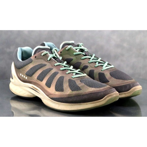 ECCO Biom Performance $130 Women's Trainers Shoes Size EU 39 US 8-8.5 Gray Green - Picture 5 of 10